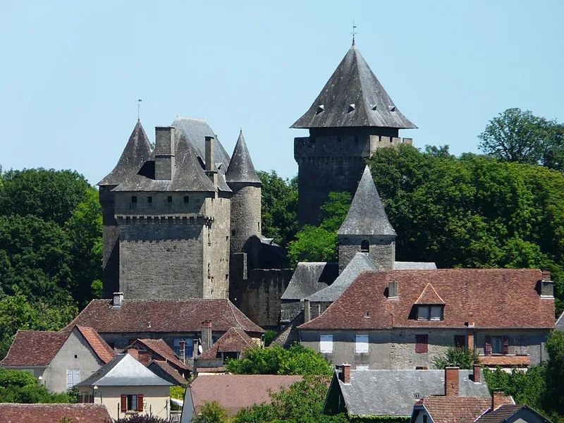 Vue de Badefols-d'Ans, Dordogne