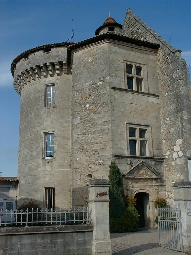Vue de Lamothe-Montravel, Dordogne