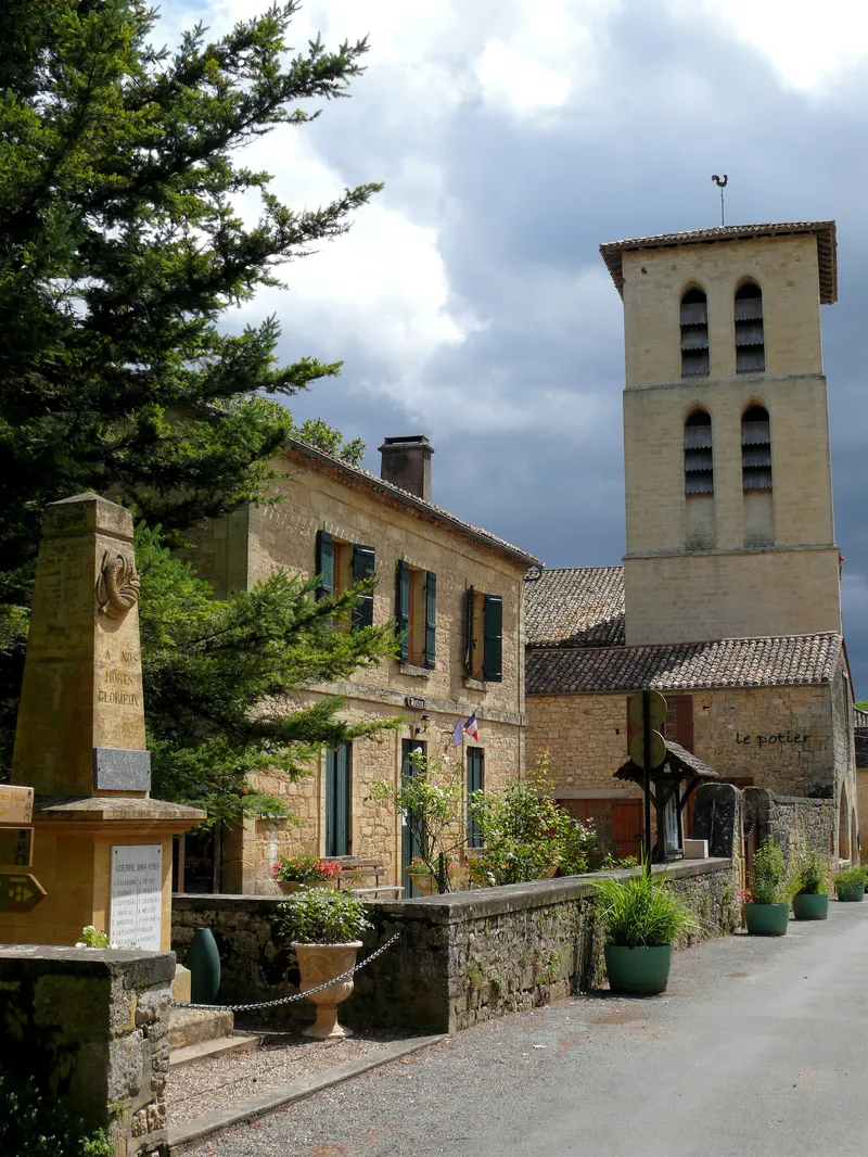 Vue de Molières, Dordogne