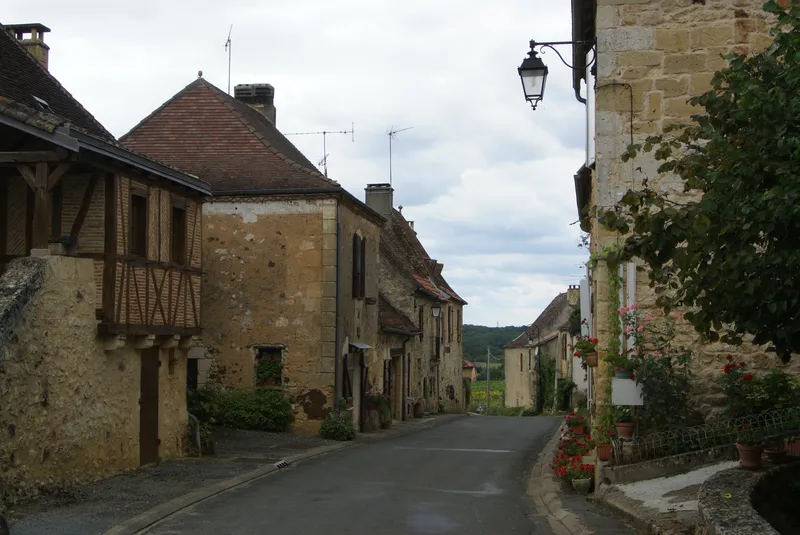 Vue de Monsac, Dordogne