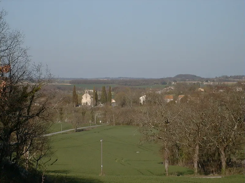 Vue de Monsaguel, Dordogne