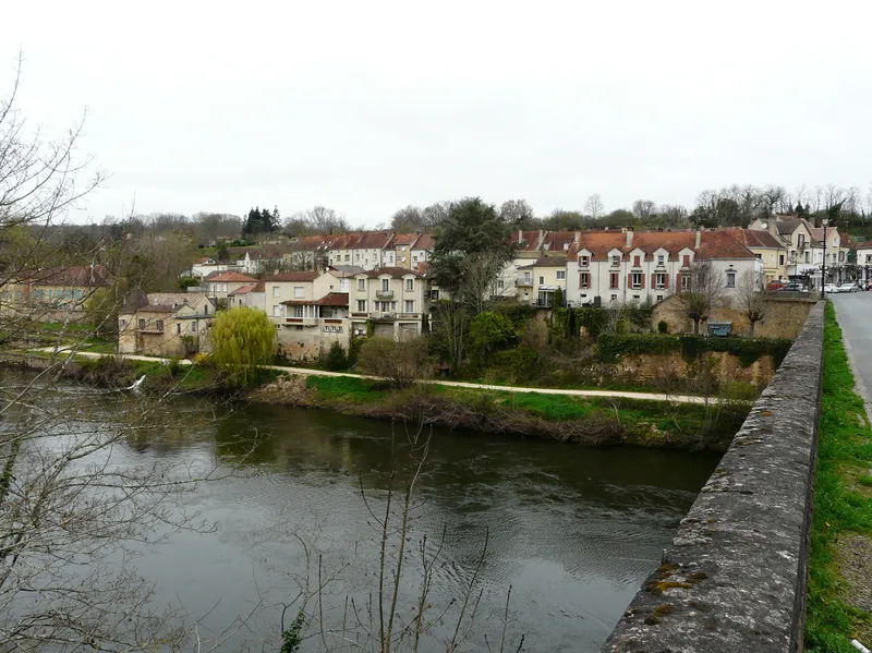 Vue de Mouleydier, Dordogne
