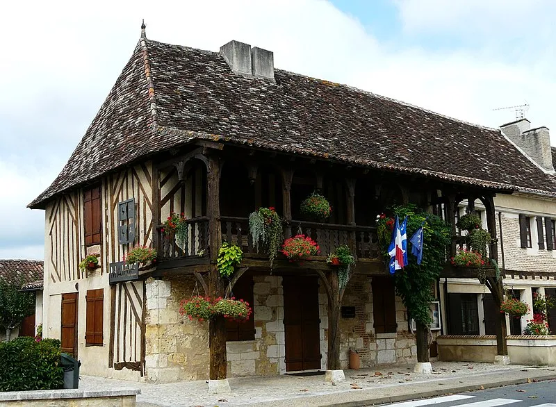 Vue de Saint-Laurent-des-Hommes, Dordogne