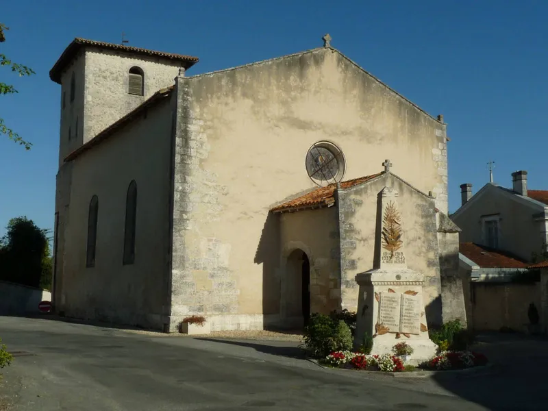 Vue de Saint-Paul-Lizonne, Dordogne